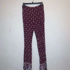 stretchy bell bottom pants